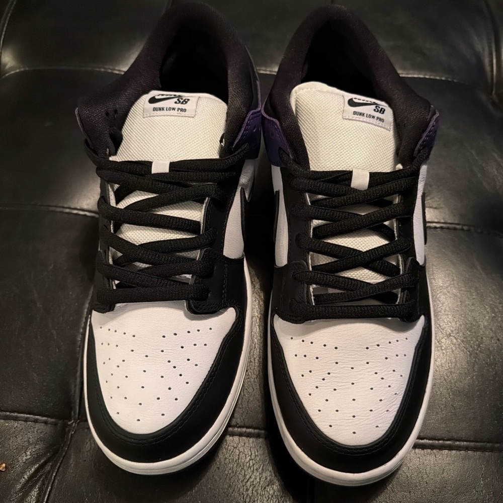 Nike SB dunk low court purple size 14